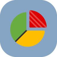 Graph Colorful Icon vector