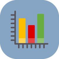 Chart Colorful Icon vector
