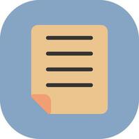 Note Colorful Icon vector