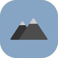 Terrain Colorful Icon vector