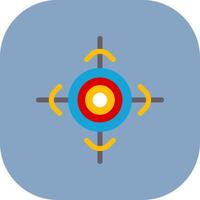 Target Colorful Icon vector