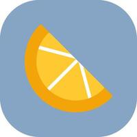 Orange Slice Colorful Icon vector