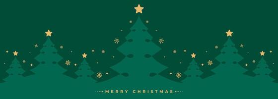 Christmas banner featuring against an abstract backdrop of festive Christmas tree elements. vector