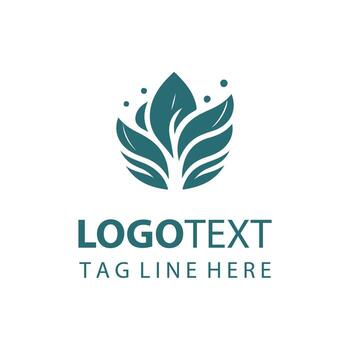Leaf Rays logo vector