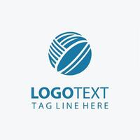 Cozy Threads yarn logo vector