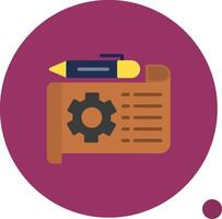 Prototype Flat Shadow Icon vector