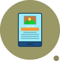 Flat Design Flat Shadow Icon vector