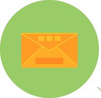 Mail Flat Shadow Icon vector