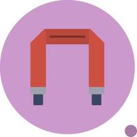 Camera Strap Flat Shadow Icon vector