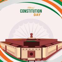 National Constitution Day poster vector