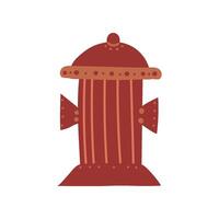 Fire Hydrant, Urban Architecture Design Element Illustration vector