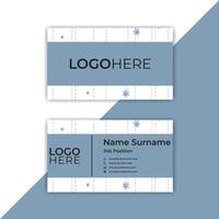 Print Business Card Template Design Abstract Modern Icon Color for Luxury Presentation of Simple Corporate Identity Concept Minimal Elegant Brand Set of Creative Contact . vector