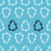 a seamless pattern with an abstract theme in beautiful blue tones. Suitable for application to fabric, paper or digitally vector