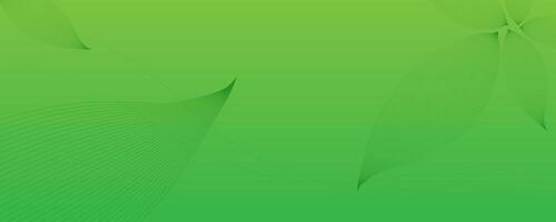 Abstract green background with curved lines. for your design. vector