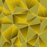 pattern with gold polygonal elements. illustration. vector