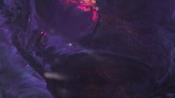 it looks like a painting of a cave with a purple background video