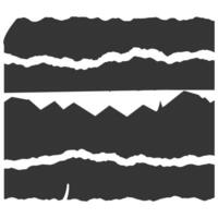 A black and white image of a piece of paper with a piece of paper on it vector
