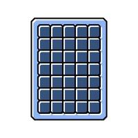 module solar panel color icon illustration vector