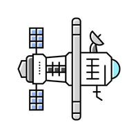 gravity waves space exploration color icon illustration vector