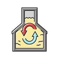conversion biomass color icon illustration vector