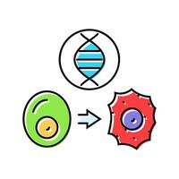 rna interference cryptogenetics color icon illustration vector