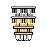 computer quantum technology color icon illustration vector