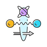 gate quantum technology color icon illustration vector