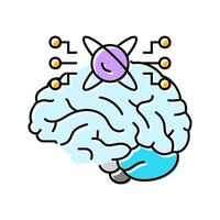 memory quantum technology color icon illustration vector