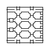photonics quantum technology line icon illustration vector
