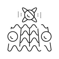 error correction quantum technology line icon illustration vector