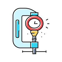 debt time management color icon illustration vector