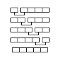 bubble sort algorithm line icon illustration vector