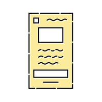 wireframe ux ui design color icon illustration vector