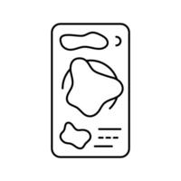 heatmap ux ui design line icon illustration vector