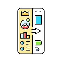 gamification ux ui design color icon illustration vector