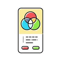 color theory ux ui design color icon illustration vector