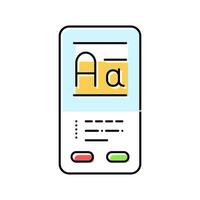 typography ux ui design color icon illustration vector