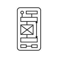 white space ux ui design line icon illustration vector