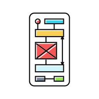 white space ux ui design color icon illustration vector