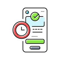 hick law ux ui design color icon illustration vector