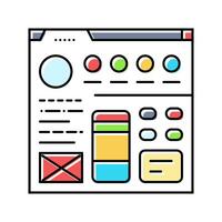 style guide ux ui design color icon illustration vector