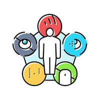 accessibility ux ui design color icon illustration vector