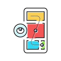 usability testing ux ui design color icon illustration vector