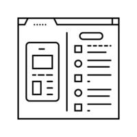 color accessibility ux ui design line icon illustration vector