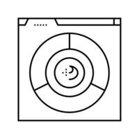 information scent ux ui design line icon illustration vector