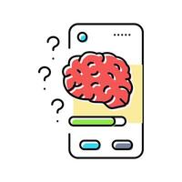 cognitive load ux ui design color icon illustration vector