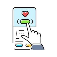 visual feedback ux ui design color icon illustration vector