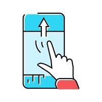 scroll hijacking ux ui design color icon illustration vector