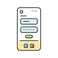 offboarding ux ui design color icon illustration vector