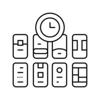 design sprint ux ui line icon illustration vector